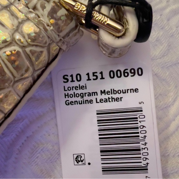 BRAHMIN Loreleigh Hologram Melbourne Shoulderbag w/matching Veronica Wallet NWT - Picture 3 of 9